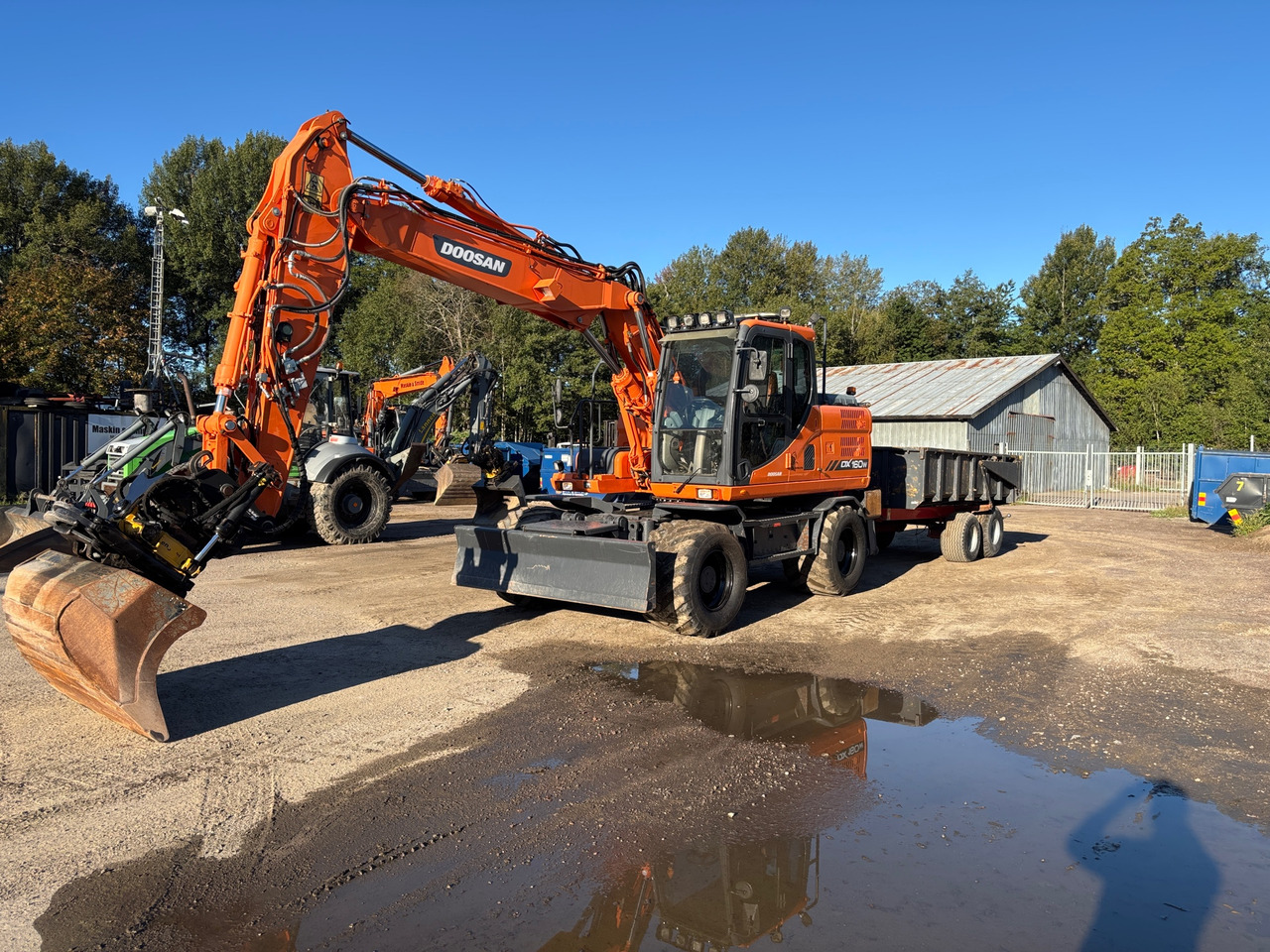 Doosan DX160W - Bagger: das Bild 1 Doosan DX160W - Bagger: das Bild 1