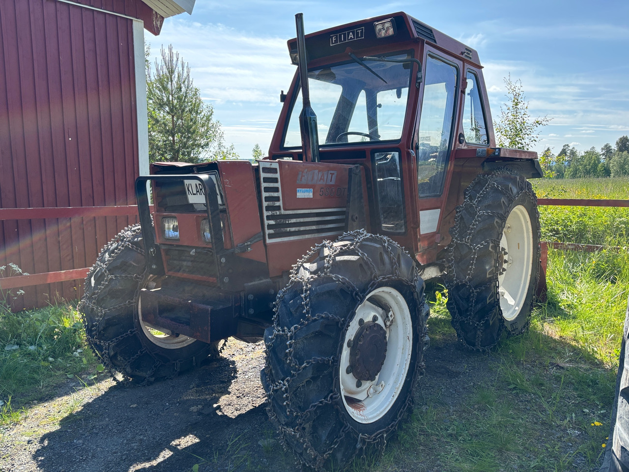 Fiat 580 DT - Traktor: das Bild 1 Fiat 580 DT - Traktor: das Bild 1