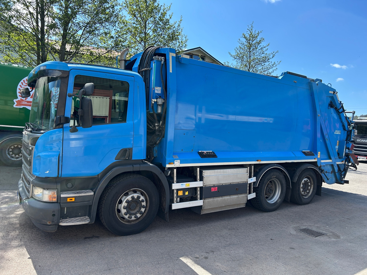 Scania P340 - Müllwagen: das Bild 1 Scania P340 - Müllwagen: das Bild 1