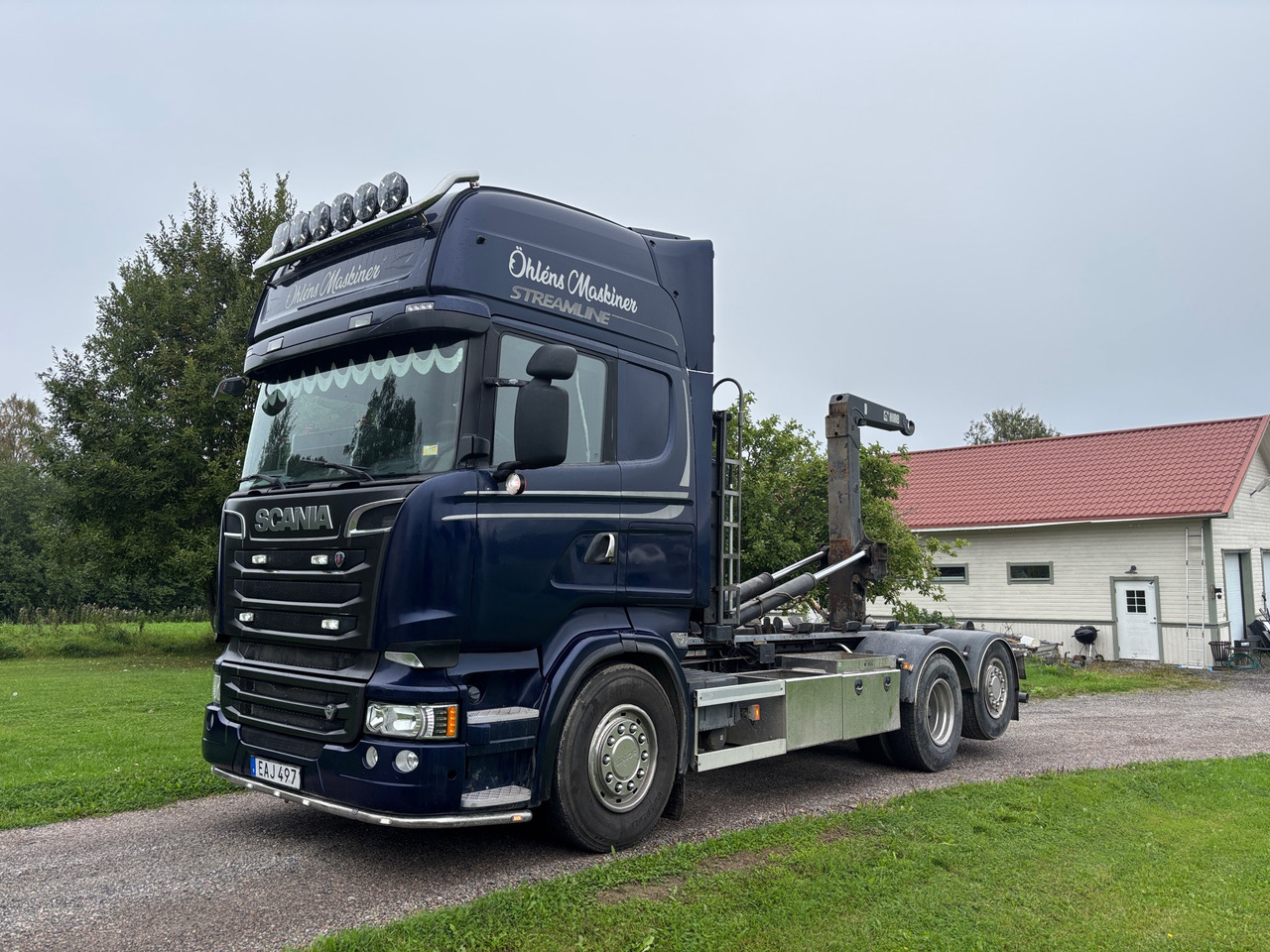 Scania R580 - Abrollkipper: das Bild 1 Scania R580 - Abrollkipper: das Bild 1