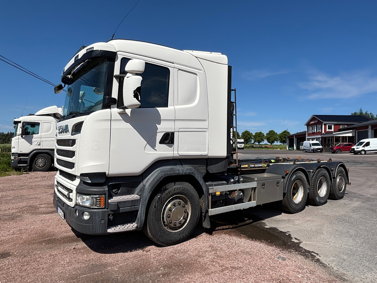 Scania R580 - Abrollkipper: das Bild 1 Scania R580 - Abrollkipper: das Bild 1