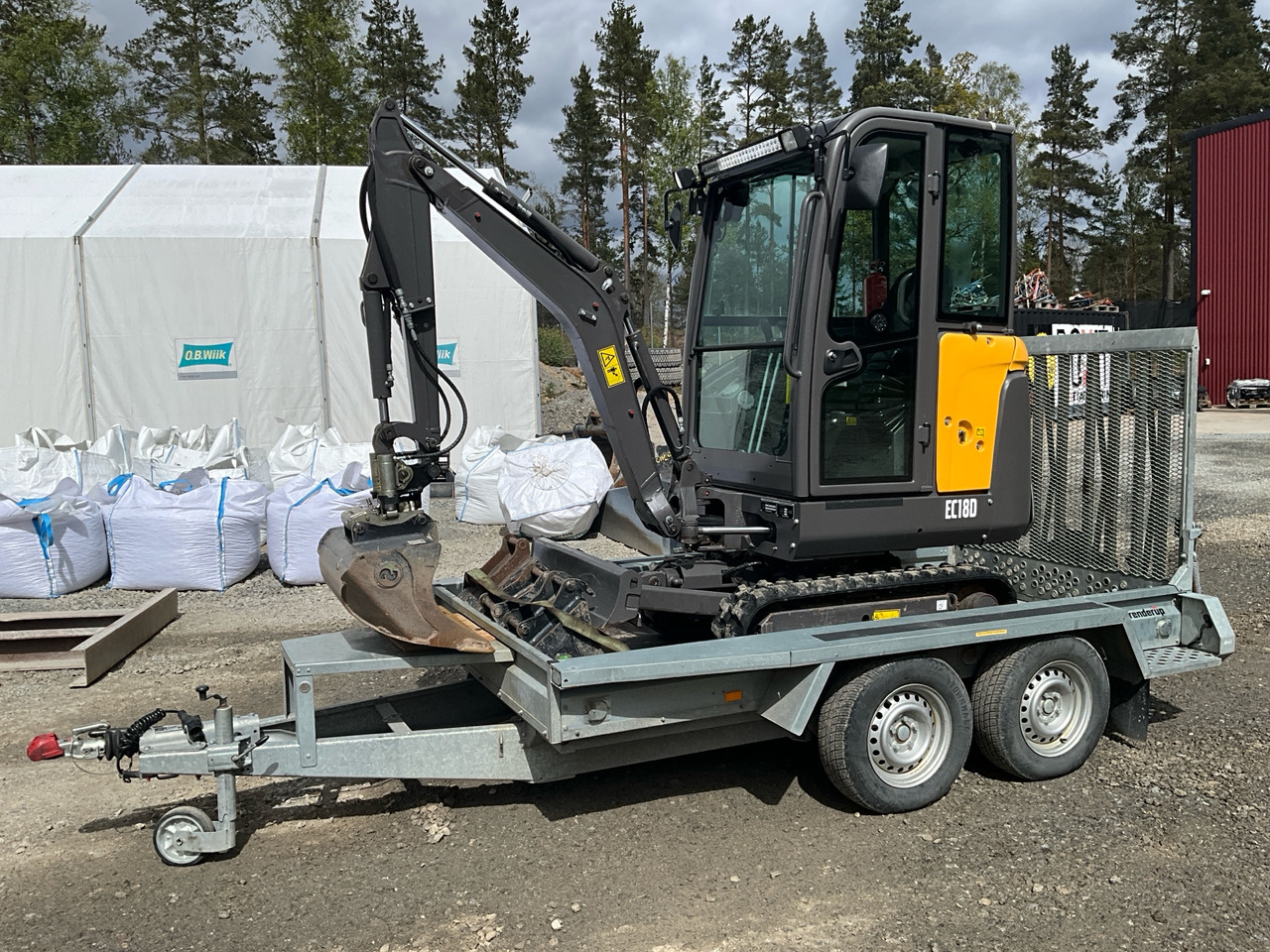 Volvo EC18D - Bagger: das Bild 1 Volvo EC18D - Bagger: das Bild 1