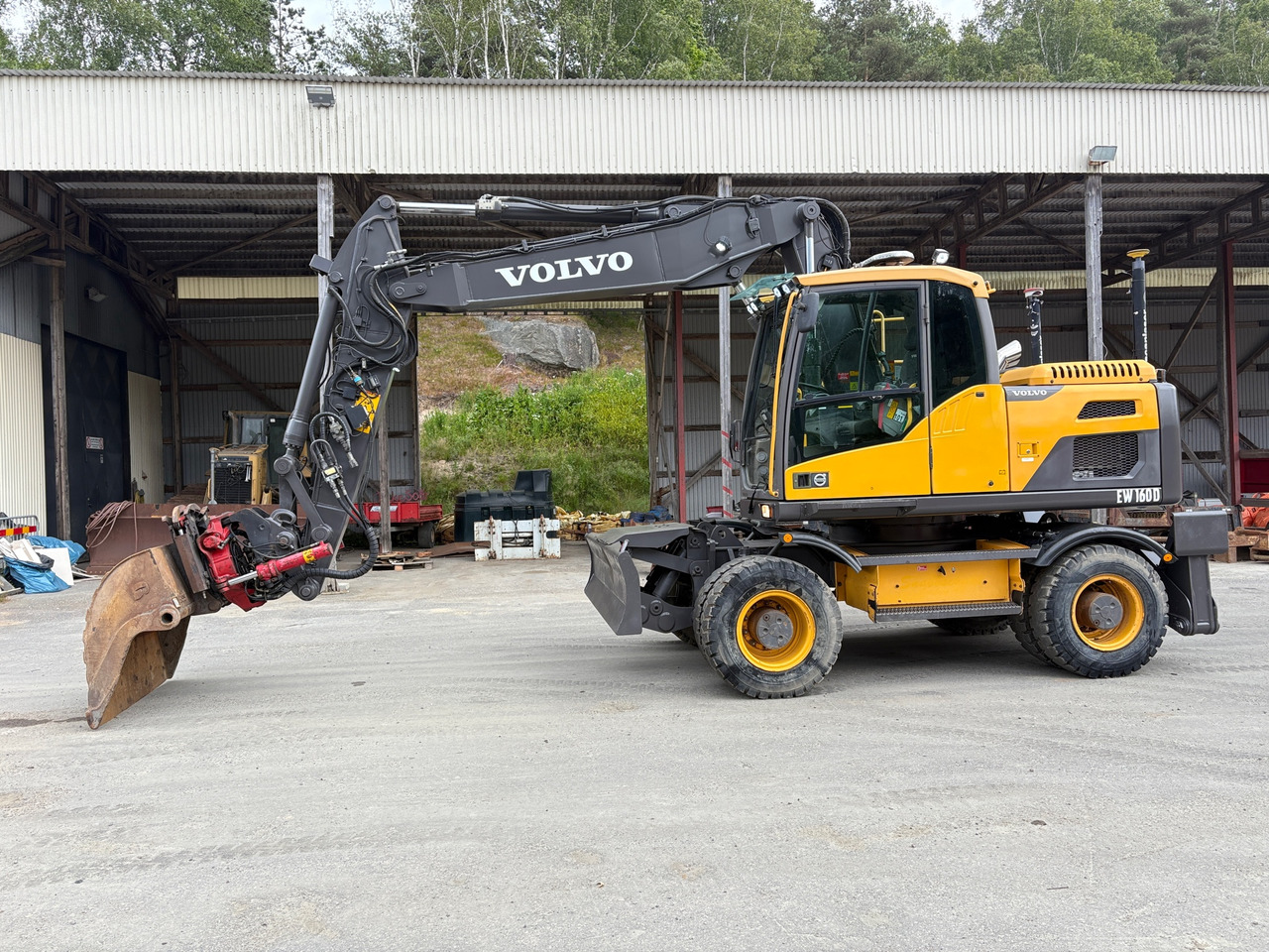 Volvo EW160D - Bagger: das Bild 1 Volvo EW160D - Bagger: das Bild 1
