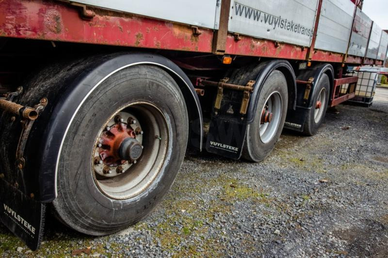 Pritschenauflieger/ Plattformauflieger Kwb KRAAN/CRANE/GRUE/KRAN - KENNIS 16 TON/M(3xhydr.): das Bild 8