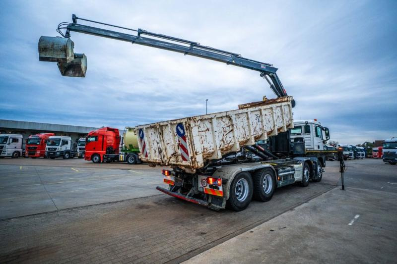 MAN TGS 32.420 BL + HIAB X-HIDUO 188/3x - Abrollkipper, Autokran: das Bild 4 MAN TGS 32.420 BL + HIAB X-HIDUO 188/3x - Abrollkipper, Autokran: das Bild 4