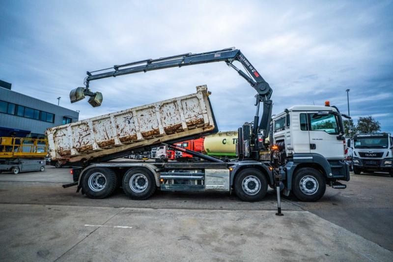 MAN TGS 32.420 BL + HIAB X-HIDUO 188/3x - Abrollkipper, Autokran: das Bild 3 MAN TGS 32.420 BL + HIAB X-HIDUO 188/3x - Abrollkipper, Autokran: das Bild 3