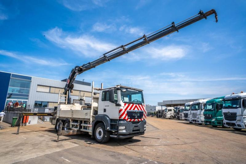 MAN TGS 33.400 BB - HIAB 377 E-5 HIPRO - Pritsche LKW, Autokran: das Bild 3 MAN TGS 33.400 BB - HIAB 377 E-5 HIPRO - Pritsche LKW, Autokran: das Bild 3