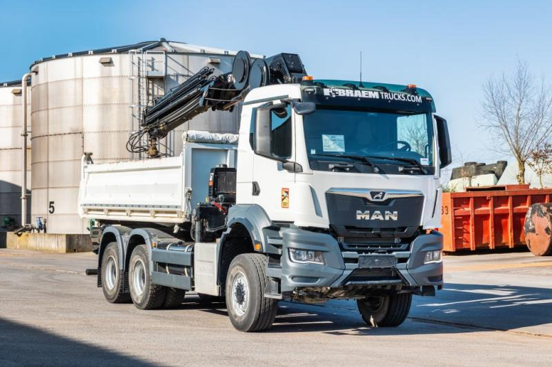 MAN TGS 33.430 BB + X-HIDUO 228 E-6 - 8914 KM - Kipper, Autokran: das Bild 4 MAN TGS 33.430 BB + X-HIDUO 228 E-6 - 8914 KM - Kipper, Autokran: das Bild 4