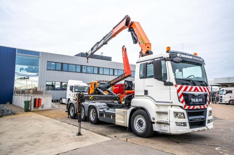 MAN TGS 35.440 BL - PK 33002/4xhydr. - Abrollkipper, Autokran: das Bild 3 MAN TGS 35.440 BL - PK 33002/4xhydr. - Abrollkipper, Autokran: das Bild 3