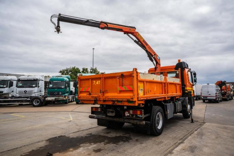 Mercedes ACTROS 1832 K + Palfinger 10 t/m - Kipper, Autokran: das Bild 4 Mercedes ACTROS 1832 K + Palfinger 10 t/m - Kipper, Autokran: das Bild 4