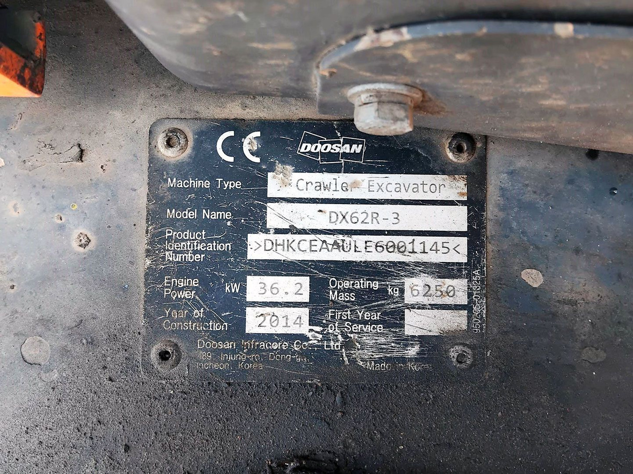 DOOSAN DX62R-3 - Minibagger: das Bild 3 DOOSAN DX62R-3 - Minibagger: das Bild 3