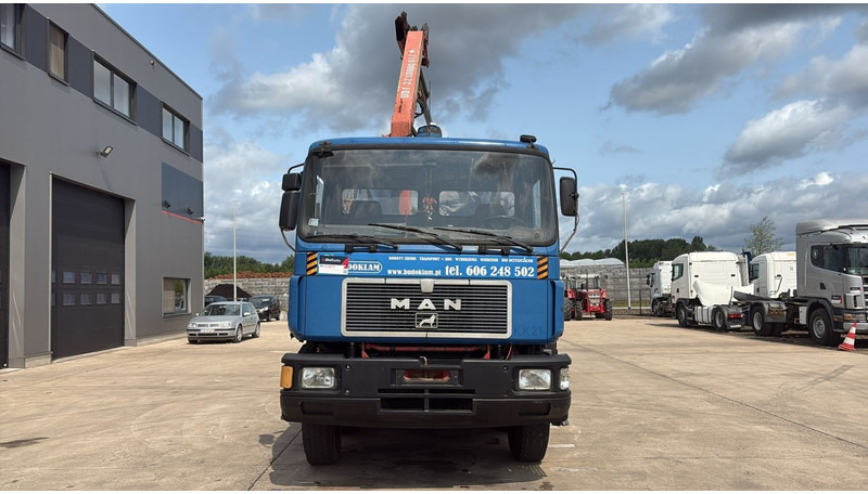 MAN 35.362 (6 CYLINDER / MANUAL PUMP / 8X4 / FALFINGER CRANE PK80 / STEEL SUSP.) - Kipper, Autokran: das Bild 2 MAN 35.362 (6 CYLINDER / MANUAL PUMP / 8X4 / FALFINGER CRANE PK80 / STEEL SUSP.) - Kipper, Autokran: das Bild 2