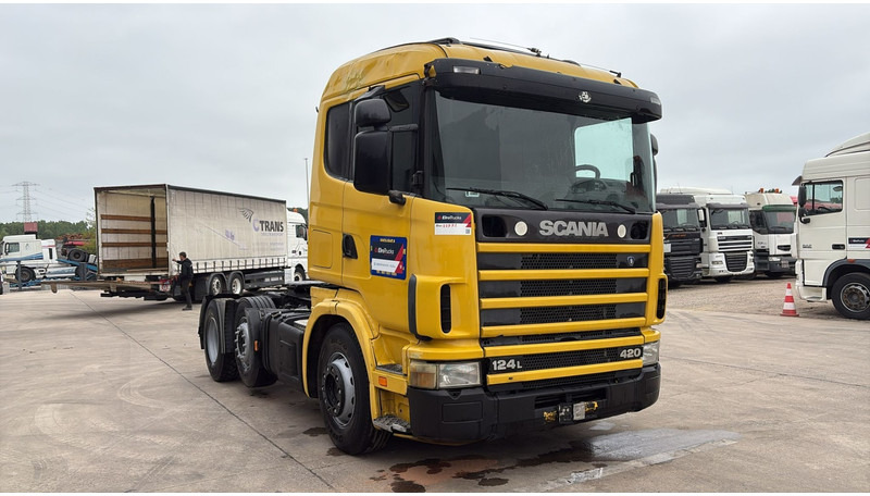 Scania 124-420 (6X2 / 8 TYRES / ORIGINAL TRACTOR UNIT / FRONT STEEL) - Sattelzugmaschine: das Bild 3 Scania 124-420 (6X2 / 8 TYRES / ORIGINAL TRACTOR UNIT / FRONT STEEL) - Sattelzugmaschine: das Bild 3