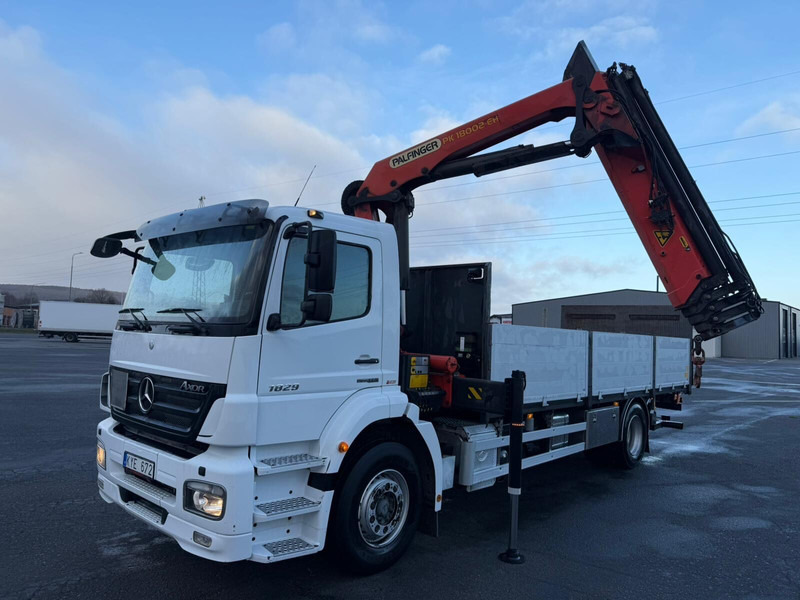 Mercedes-Benz 1829 - Pritsche LKW, Autokran: das Bild 3 Mercedes-Benz 1829 - Pritsche LKW, Autokran: das Bild 3