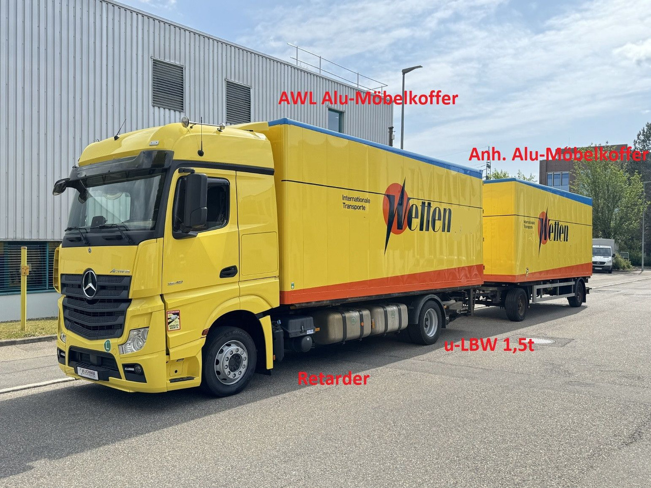 Mercedes-Benz Actros 1848 LL Gr.Haus AWL-Möbelkoffer uLBW - Koffer LKW: das Bild 1 Mercedes-Benz Actros 1848 LL Gr.Haus AWL-Möbelkoffer uLBW - Koffer LKW: das Bild 1