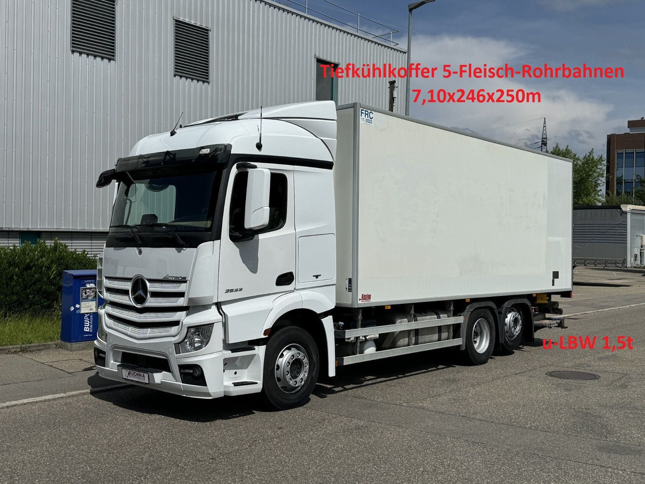 Mercedes-Benz Actros 2533L Tiefkühl 5-Fleisch-Rohrbahnen TKing - Kühlkoffer LKW: das Bild 1 Mercedes-Benz Actros 2533L Tiefkühl 5-Fleisch-Rohrbahnen TKing - Kühlkoffer LKW: das Bild 1