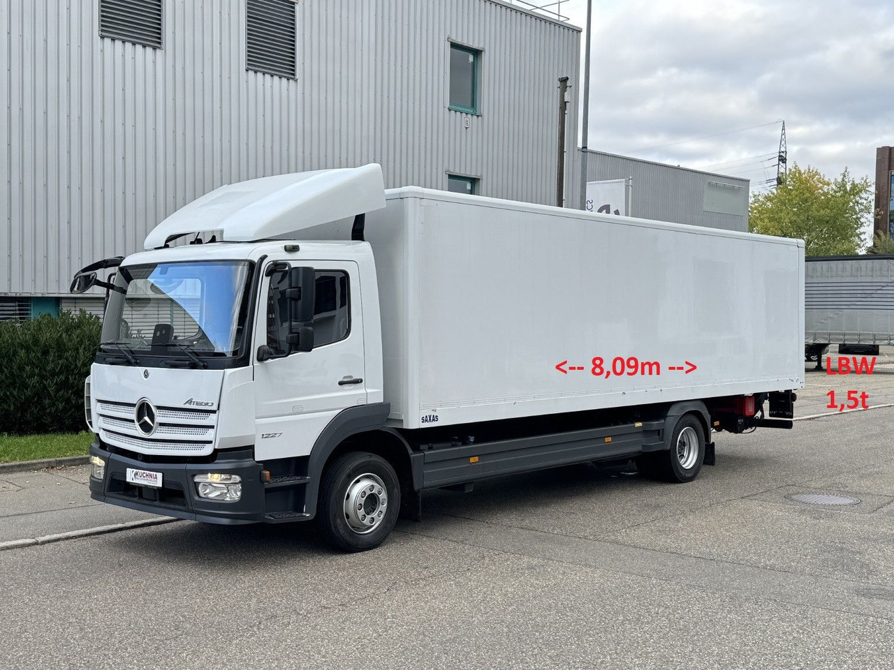 Mercedes-Benz Atego 1227L Koffer 8m LBW Klima Diff. Sperre - Koffer LKW: das Bild 1 Mercedes-Benz Atego 1227L Koffer 8m LBW Klima Diff. Sperre - Koffer LKW: das Bild 1