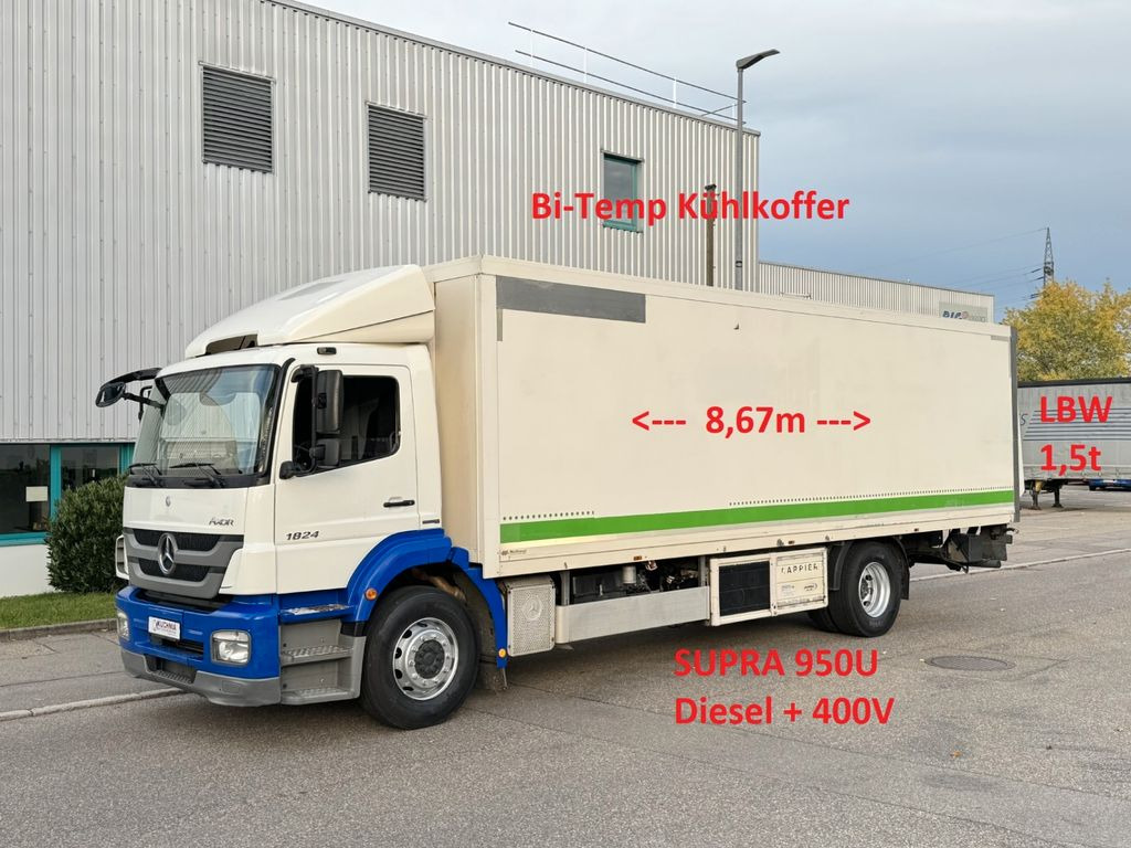Mercedes-Benz Axor 1824L Bi-Temp. Kühlkoffer 8,67m LBW Supra - Kühlkoffer LKW: das Bild 1 Mercedes-Benz Axor 1824L Bi-Temp. Kühlkoffer 8,67m LBW Supra - Kühlkoffer LKW: das Bild 1