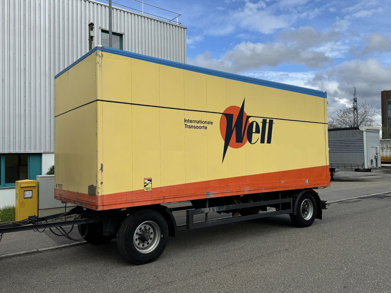 Genkopf 14t Alu-Möbelkoffer 7,1m BPW Luft ZS - Koffer Anhänger: das Bild 3 Genkopf 14t Alu-Möbelkoffer 7,1m BPW Luft ZS - Koffer Anhänger: das Bild 3