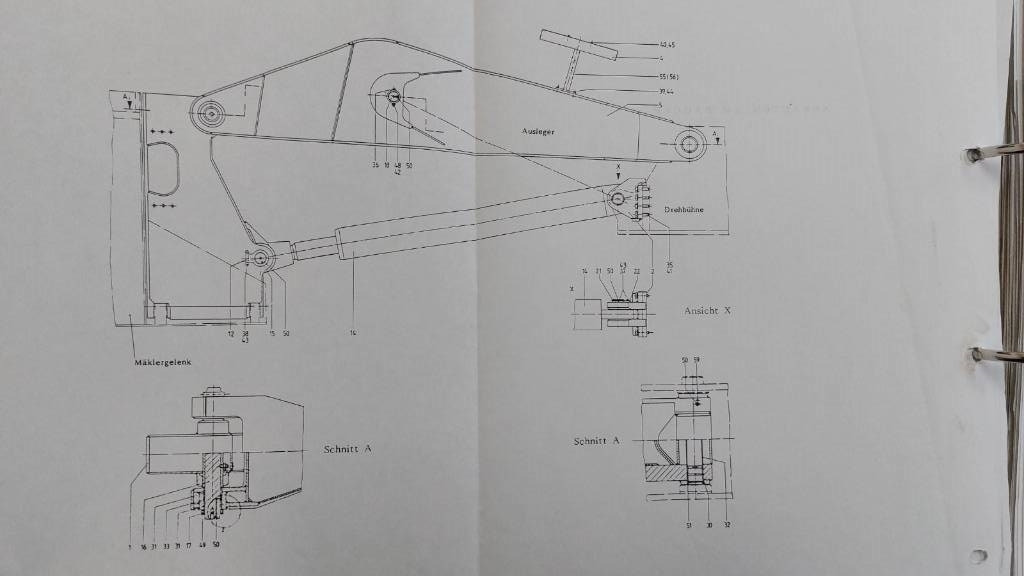 Ramme ABI Muller MS-M10000T Sennebogen SR28T bauer bg rg rtg: das Bild 29