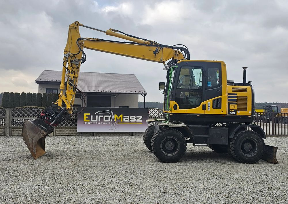 Komatsu PW 148-10, 2016 ROK, SYSTEM LEICA 3D - Mobilbagger: das Bild 1 Komatsu PW 148-10, 2016 ROK, SYSTEM LEICA 3D - Mobilbagger: das Bild 1