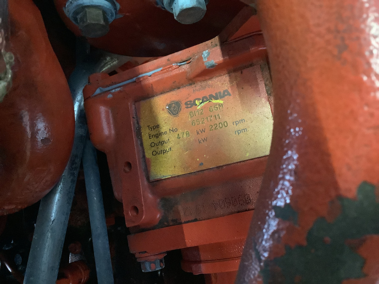 Motor Scania DI12.66 Marine engine (1) Used, tested and approved: das Bild 9