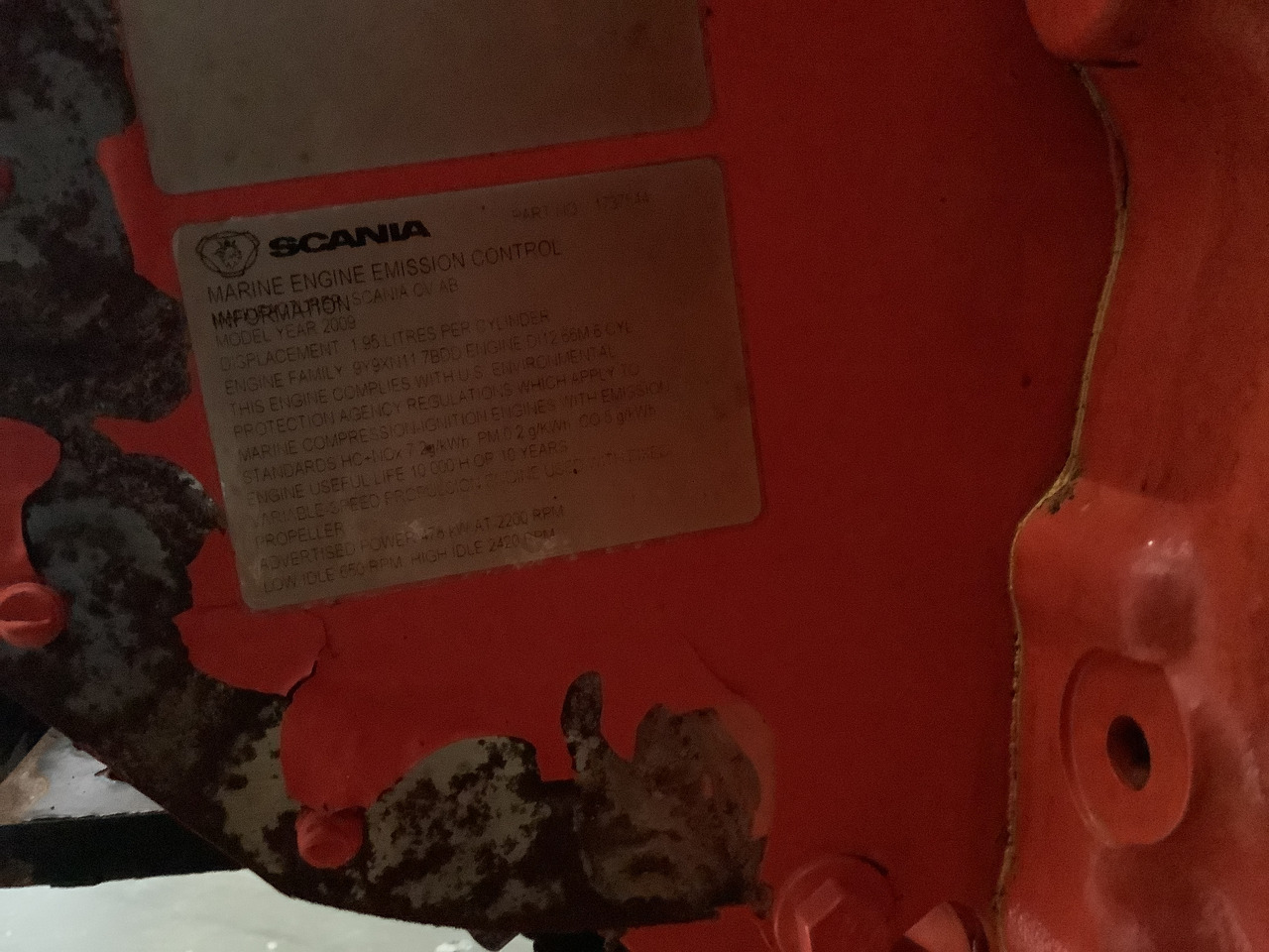 Motor Scania DI12.66 Marine engine (1) Used, tested and approved: das Bild 7