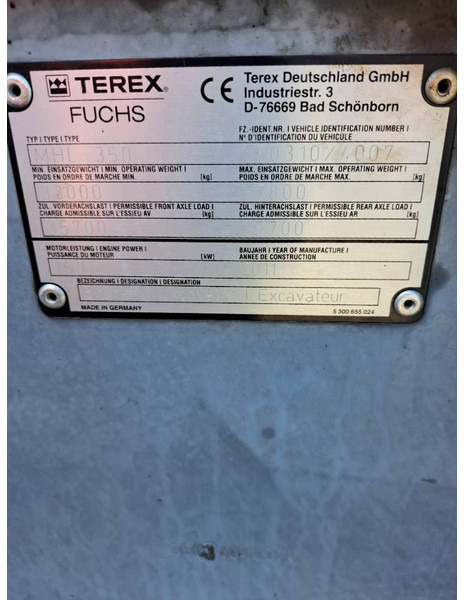 Umschlagbagger Für die Beförderung von Müll Fuchs MHL 350 E: das Bild 19