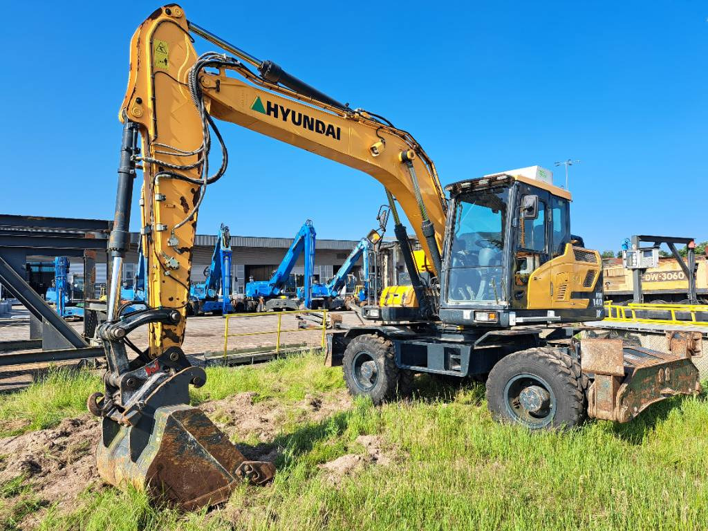 Hyundai HW140 - Mobilbagger: das Bild 1 Hyundai HW140 - Mobilbagger: das Bild 1