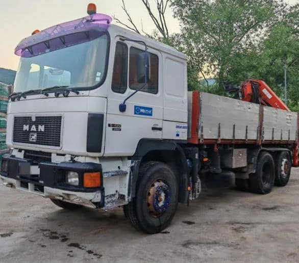 MAN 19.422 Truck with crane - Autokran: das Bild 1 MAN 19.422 Truck with crane - Autokran: das Bild 1