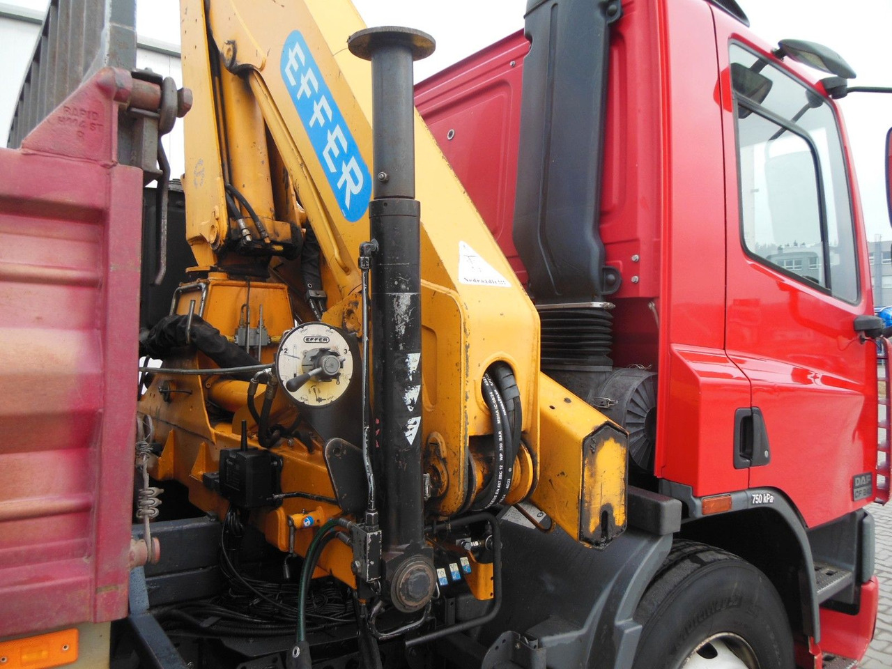 Kipper, Autokran neu kaufen DAF CF 65.240,KRAN EFFER 110/2S,MANUELL,BLATT,1 HAND: das Bild 13
