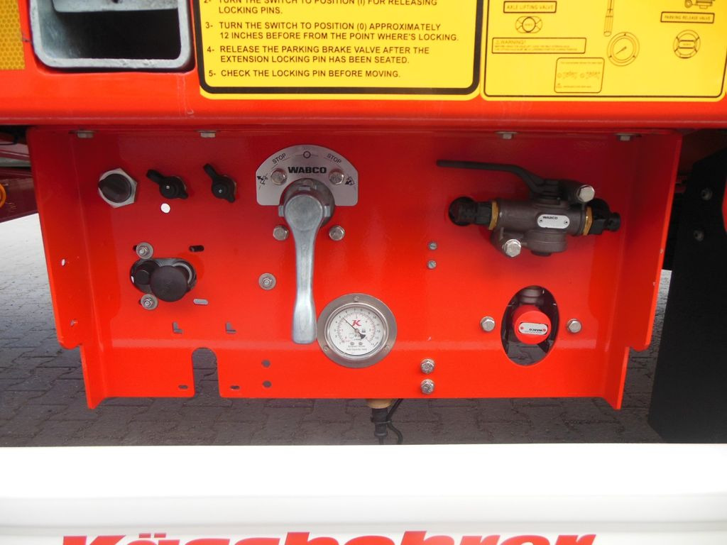 Tieflader Auflieger Kässbohrer K.SPA.M3, PLATTFORM MEGA TELESKOP 7M, SOFORT!!!: das Bild 6