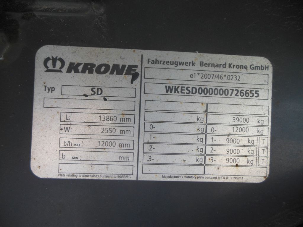 Krone SD MEGA LINER, LOWDECK Krone SD MEGA LINER, LOWDECK – Leasing Krone SD MEGA LINER, LOWDECK Krone SD MEGA LINER, LOWDECK: das Bild 18