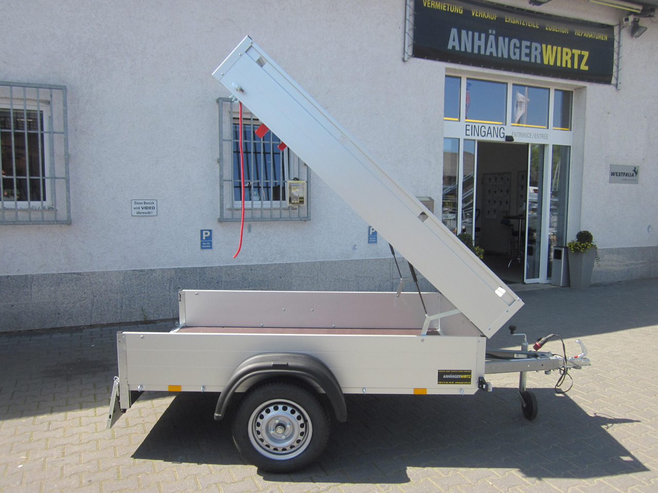 ALUBOXX Deckelanhänger GT 750 HT 211x126x48cm (XS) 750kg - PKW Anhänger: das Bild 1 ALUBOXX Deckelanhänger GT 750 HT 211x126x48cm (XS) 750kg - PKW Anhänger: das Bild 1