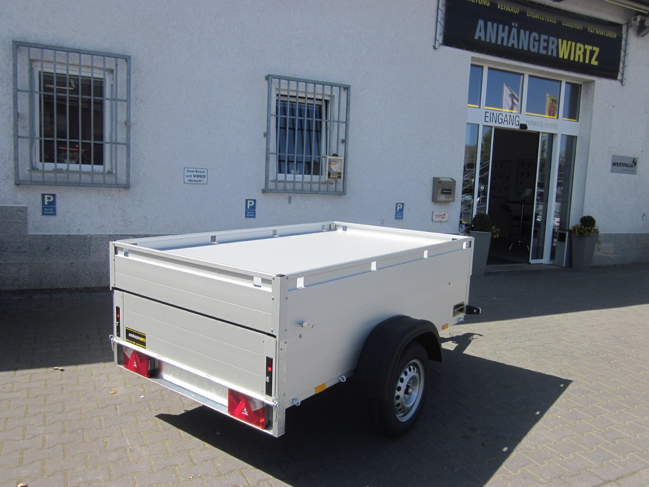 ALUBOXX Deckelanhänger GT 750 HT 211x126x48cm (XS) 750kg - PKW Anhänger: das Bild 5 ALUBOXX Deckelanhänger GT 750 HT 211x126x48cm (XS) 750kg - PKW Anhänger: das Bild 5