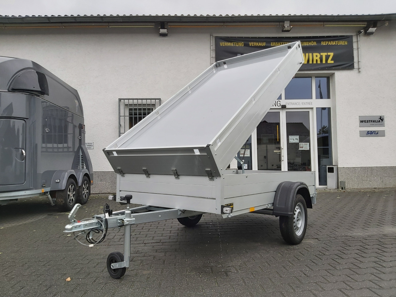 ALUBOXX Deckelanhänger GT 750 HT 251x126x48cm (S) 750kg - PKW Anhänger: das Bild 2 ALUBOXX Deckelanhänger GT 750 HT 251x126x48cm (S) 750kg - PKW Anhänger: das Bild 2