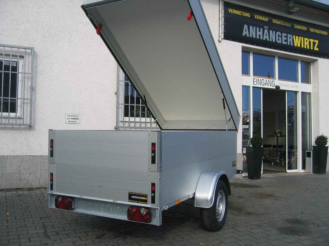ALUBOXX Deckelanhänger GTB 1200 VT1 251x126x83cm (S) 1160kg Januar Aktion - PKW Anhänger: das Bild 5 ALUBOXX Deckelanhänger GTB 1200 VT1 251x126x83cm (S) 1160kg Januar Aktion - PKW Anhänger: das Bild 5
