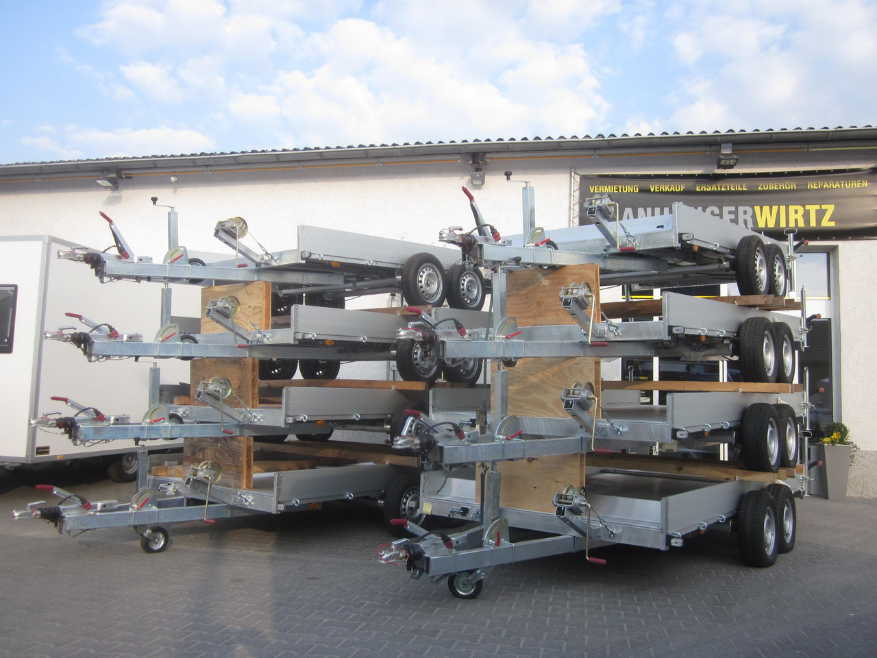 Anssems Transporter AMT 2500 440x190x18cm Aluboden Alurampen Seilwinde 2500kg Modell 22 – Leasing Anssems Transporter AMT 2500 440x190x18cm Aluboden Alurampen Seilwinde 2500kg Modell 22: das Bild 8