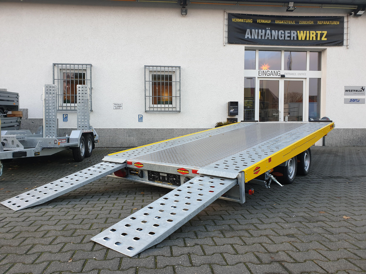Böckmann AH 4320/35 430x208cm easyload ankipbar Aluboden 3500kg - Autotransporter Anhänger: das Bild 1 Böckmann AH 4320/35 430x208cm easyload ankipbar Aluboden 3500kg - Autotransporter Anhänger: das Bild 1