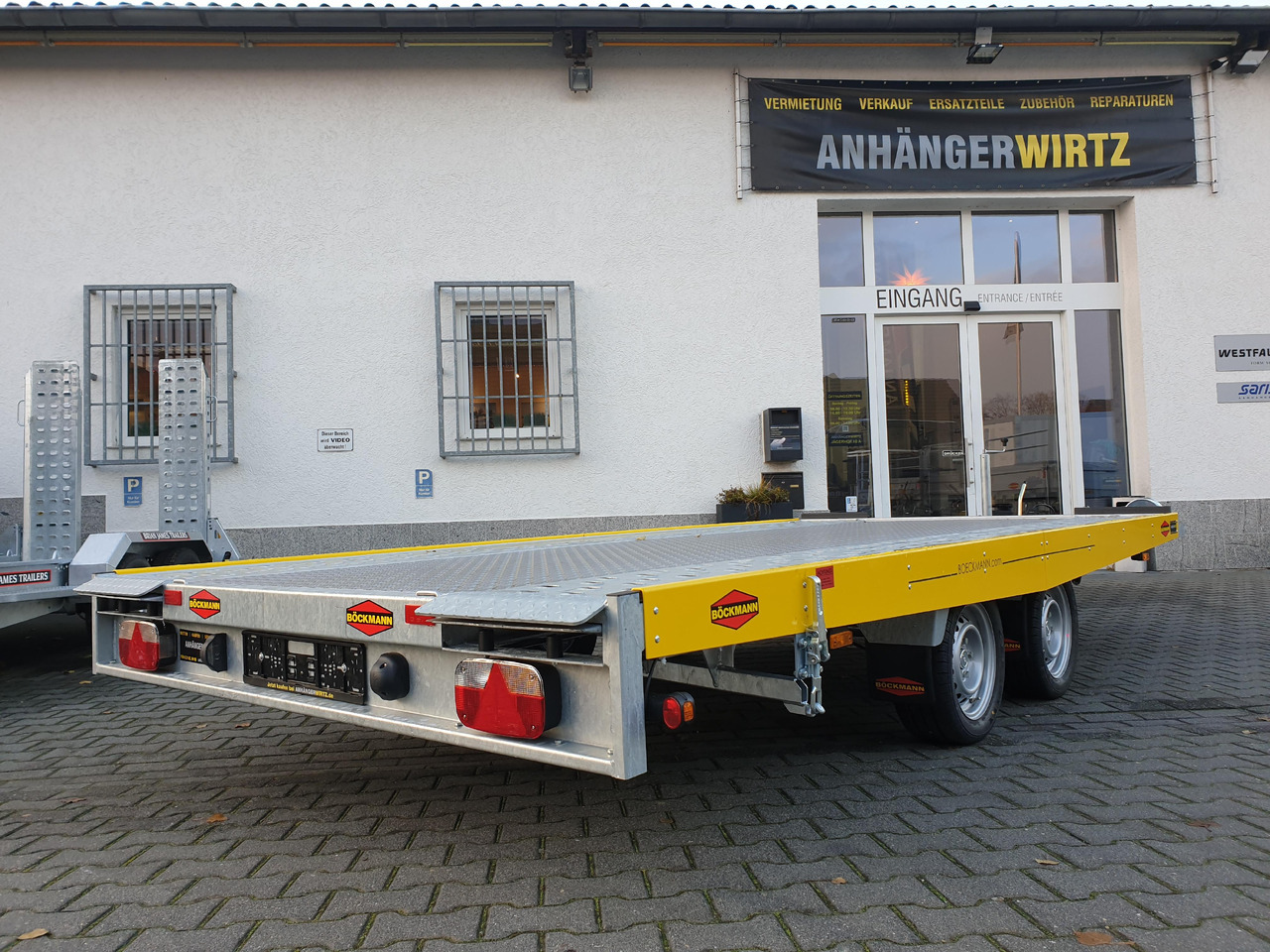 Böckmann AH 4320/35 430x208cm easyload ankipbar Aluboden 3500kg - Autotransporter Anhänger: das Bild 4 Böckmann AH 4320/35 430x208cm easyload ankipbar Aluboden 3500kg - Autotransporter Anhänger: das Bild 4