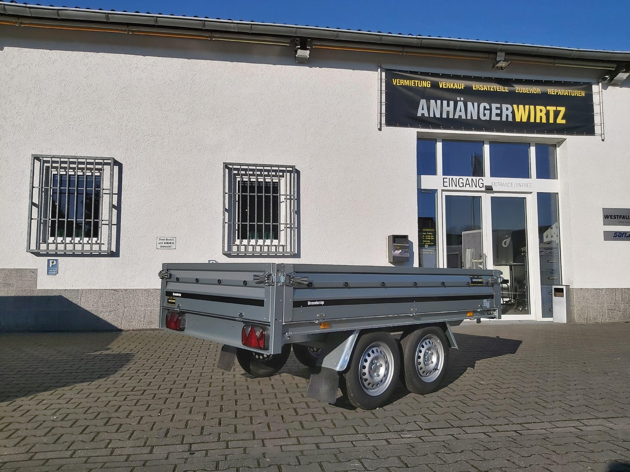 Pritschenanhänger/ Plattformanhänger Brenderup 3251 STU 750 250x142x35cm Tandemachse 13" (S) 750kg: das Bild 7 Pritschenanhänger/ Plattformanhänger Brenderup 3251 STU 750 250x142x35cm Tandemachse 13" (S) 750kg: das Bild 7