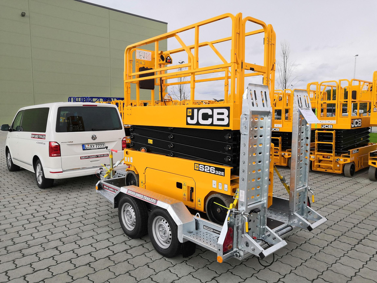 Brian James Digger Plant 543-2813-27 280x130cm Schaufelablage Rampen Reserverad 2700kg Aktion - Baumaschinenanhänger: das Bild 4 Brian James Digger Plant 543-2813-27 280x130cm Schaufelablage Rampen Reserverad 2700kg Aktion - Baumaschinenanhänger: das Bild 4