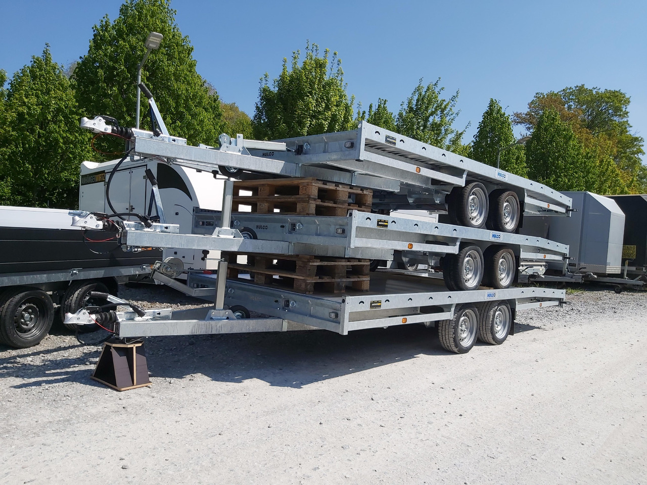 CARAX-2 3000 Multitransporter 440x207cm Aluboden Auffahrrampen 3000kg Winter Aktion - Pritschenanhänger/ Plattformanhänger: das Bild 3 CARAX-2 3000 Multitransporter 440x207cm Aluboden Auffahrrampen 3000kg Winter Aktion - Pritschenanhänger/ Plattformanhänger: das Bild 3