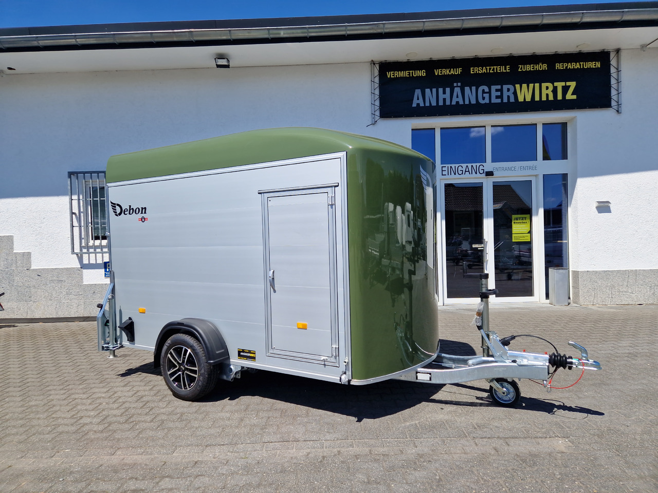 Cargo Roadster 400 312x164x184cm Alu Poly green Alufelgen Aluboden Pullman 1300kg 100km/H - PKW Anhänger: das Bild 2 Cargo Roadster 400 312x164x184cm Alu Poly green Alufelgen Aluboden Pullman 1300kg 100km/H - PKW Anhänger: das Bild 2