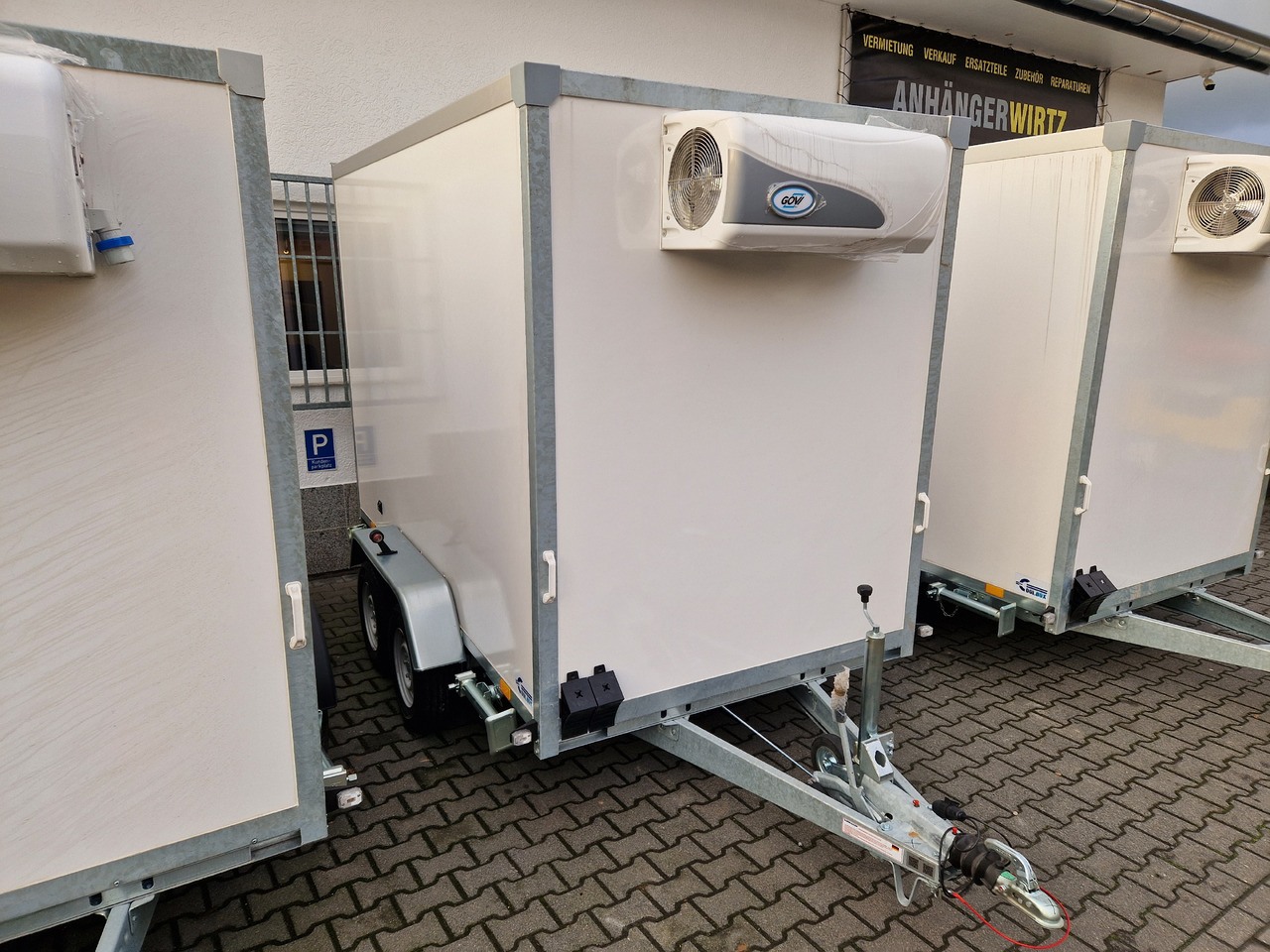 Kargo CoolBoxx FK2030HT 296x162x200cm 230V Govi Kühlung Stützen 2000kg 100km/H Abverkauf - Kühlkoffer Anhänger: das Bild 1 Kargo CoolBoxx FK2030HT 296x162x200cm 230V Govi Kühlung Stützen 2000kg 100km/H Abverkauf - Kühlkoffer Anhänger: das Bild 1