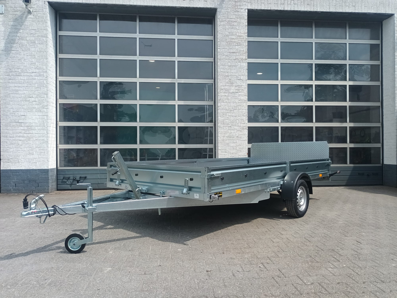 Baumaschinenanhänger Kleinfahrzeug Universal Transporter Multi XL easyload ankippbar Blattfederung 100km/H 750kg: das Bild 8