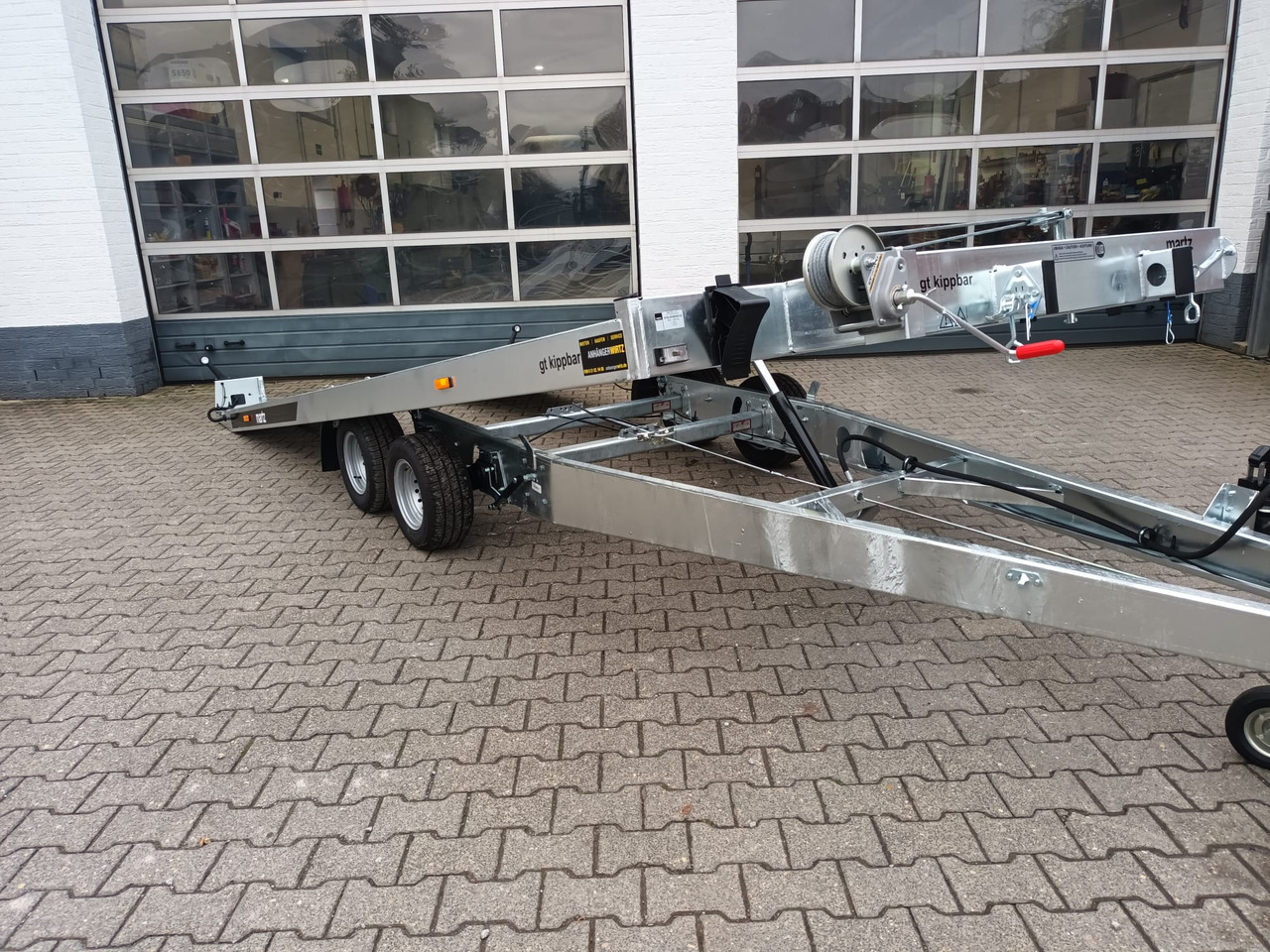 Martz Cartrailer GT KIPP 480/2 3T 480x205cm Profi Lohr Stahl Winde 10" 3000kg 100km/H – Leasing Martz Cartrailer GT KIPP 480/2 3T 480x205cm Profi Lohr Stahl Winde 10" 3000kg 100km/H: das Bild 14