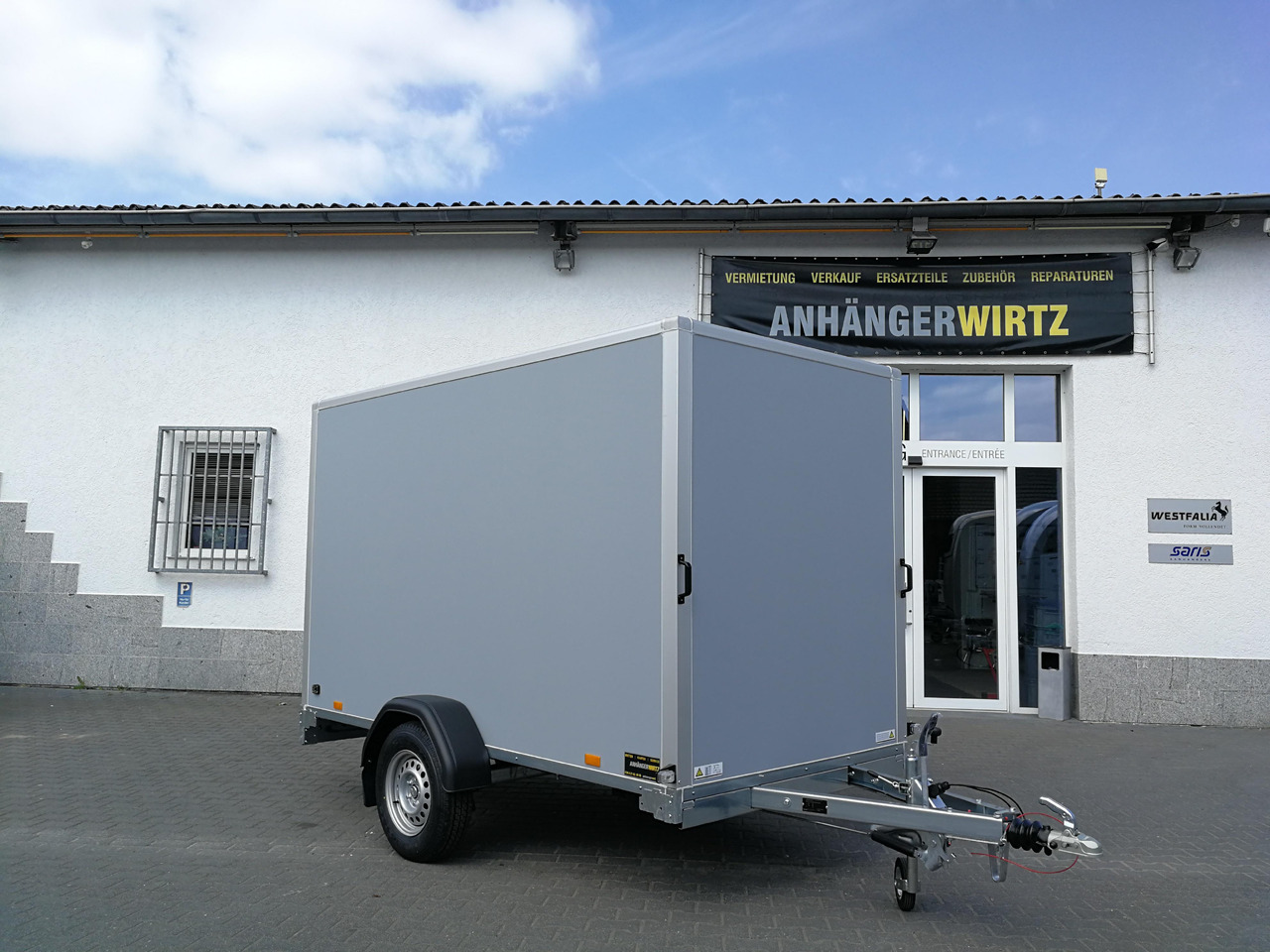 Saris Koffer GO 306 306x154x180cm GFK grau (M) 1500kg Modell 2025 - Koffer Anhänger: das Bild 3 Saris Koffer GO 306 306x154x180cm GFK grau (M) 1500kg Modell 2025 - Koffer Anhänger: das Bild 3