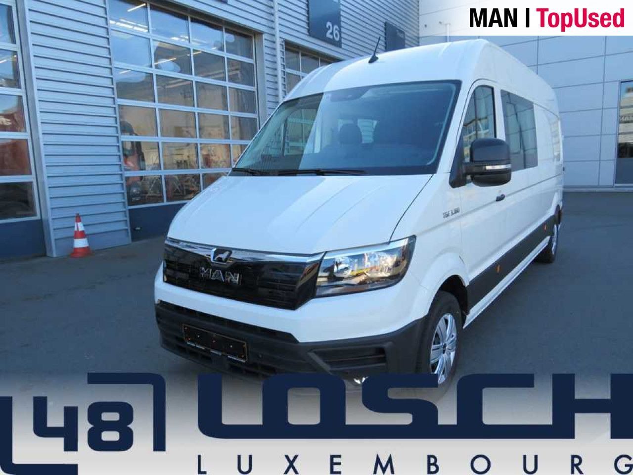 MAN TGE 3.180 4X2F L4H3 SB Doka Kasten Klima AHK ZV - Kastenwagen, Transporter mit Doppelkabine: das Bild 1 MAN TGE 3.180 4X2F L4H3 SB Doka Kasten Klima AHK ZV - Kastenwagen, Transporter mit Doppelkabine: das Bild 1
