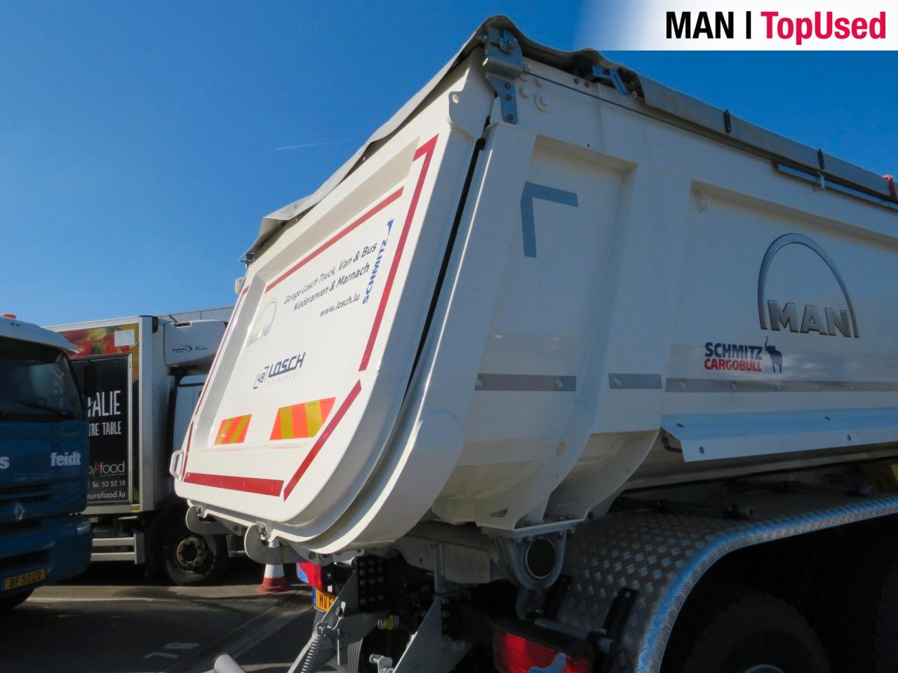 Absetzkipper MAN TGS 41.480 8x4 BB CH Schmitz Muldenkipper: das Bild 20